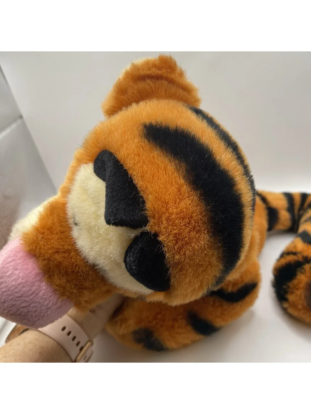 Disney Tigger Plush - Vintage 1998 LARGE Super Soft Beanie Mattel 17